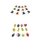Maxbell 24pcs Plastic Marine Animals Fish & Turtle Models KidsToy Party Bag Fillers