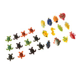Maxbell 24pcs Plastic Marine Animals Fish & Turtle Models KidsToy Party Bag Fillers