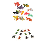 Maxbell 24pcs Plastic Marine Animal Turtle Goldfish Model Kids Toy Party Bag Fillers