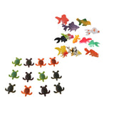Maxbell 24pcs Plastic Marine Animal Turtle Goldfish Model Kids Toy Party Bag Fillers