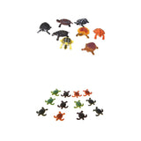 Maxbell 20-piece Plastic Animal Turtle Models Kids Educational Toy Party Bag Fillers