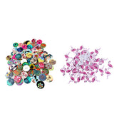 Maxbell 150Pcs Flamingo & Landscape Wooden Buttons Handmade for Sewing Scrapbooking