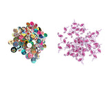 Maxbell 150Pcs Flamingo & Landscape Wooden Buttons Handmade for Sewing Scrapbooking