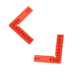 Maxbell 90 Deg L Shape Square Right Angle Clamps Corner Clamping Ruler Plastic 2 Pcs