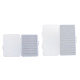Maxbell 2pcs Fly Fishing Box Super Slim Waterproof Fishing Flies Lure Box 2 Size