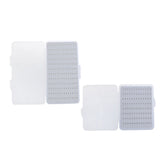 Maxbell 2pcs Fly Fishing Box Super Slim Waterproof Fishing Flies Lure Box 2 Size