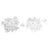 Maxbell 200pcs Plastic Fishing Treble Hook Covers Protector Holder Cap for Hook 2#3#