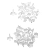 Maxbell 200pcs Plastic Fishing Treble Hook Covers Protector Holder Cap for Hook 2#3#