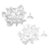 Maxbell 200pcs Plastic Fishing Treble Hook Covers Protector Holder Cap for Hook 3#4#