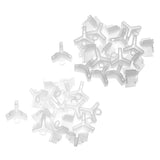 Maxbell 200pcs Plastic Fishing Treble Hook Covers Protector Holder Cap for Hook 3#4#