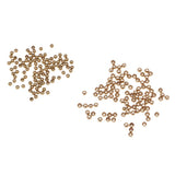 Maxbell 200pcs Fly Tying Head Beads Fly Fishing Nymph Head Ball Beads 2.8mm 2.3mm