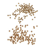Maxbell 200pcs Fly Tying Head Beads Fly Fishing Nymph Head Ball Beads 2.8mm 2.3mm