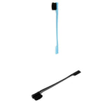 Maxbell 2x Double Sided Edge Brush Comb Edge Control Travel Hairbrush Black Blue