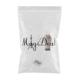 Maxbell Mannequin Model Cork Canvas Block Head Holder Stand T Needle Pins Wig Making