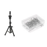 Maxbell Cosmetology Mannequin Manikin Practice Head Holder Tripod Stand+T Needle Pin