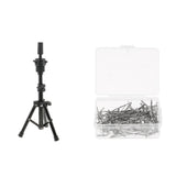 Maxbell Cosmetology Mannequin Manikin Practice Head Holder Tripod Stand+T Needle Pin