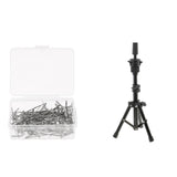 Maxbell Cosmetology Mannequin Manikin Practice Head Holder Tripod Stand+T Needle Pin