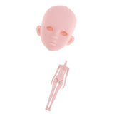 Maxbell Doll Head Sculpt & Nude Doll Female Ball-Jointed Doll Body Parts for 1/4 Bjd
