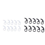Maxbell 20 Pieces Silicone Earphone Ear Hooks Plugs for In-Ear Headphone 9MM-13MM