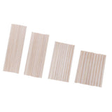 Maxbell 40 Pieces 4 Sizes Balsa Wood Unfinished Wood Round Stick Dowel Rod DIY Craft