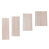 Maxbell 40 Pieces 4 Sizes Balsa Wood Unfinished Wood Round Stick Dowel Rod DIY Craft