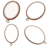 Maxbell 4pcs Plastic Oval Cross Stitch Hoops Needlework Embroidery Sewing Hoops