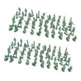 Maxbell 200 Pieces 4cm PP Toy Men figures  Men Accessories  Green