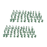Maxbell 200 Pieces 4cm PP Toy Men figures  Men Accessories  Green