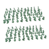 Maxbell 200 Pieces 4cm PP Toy Men figures  Men Accessories  Green