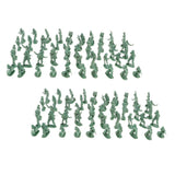 Maxbell 200 Pieces 4cm PP Toy Men figures  Men Accessories  Green