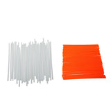 Maxbell 72Pcs Universal Motocross Wheel Rim Spoke Wraps Skins Cover Orange & White