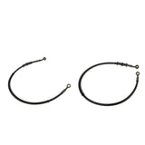 Maxbell 2Pcs Motorcycle ATV Pit Bike Brake Clutch Oil Hose Line Pipe 60cm & 70cm