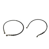 Maxbell 2Pcs Motorcycle ATV Pit Bike Brake Clutch Oil Hose Line Pipe 60cm & 70cm