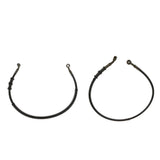 Maxbell 2Pcs Motorcycle ATV Pit Bike Brake Clutch Oil Hose Line Pipe 60cm & 70cm