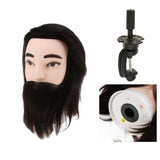 Maxbell 12" Human Hair Styling Hairdressing Practice Head Training Mannequin + Clamp