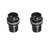 Maxbell 2 pcs PVC Fish Tank Tube Pipe Joint Aquarium Pipe Connector Coupler Adapter