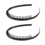 Maxbell 2pieces Phenovo Zigzag Hair Band Toothed Headband Women Men Hair Accessory