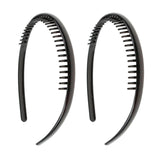 Maxbell 2pieces Phenovo Zigzag Hair Band Toothed Headband Women Men Hair Accessory