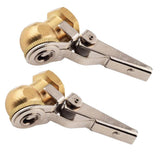 Maxbell 2Pcs 1/4" NPT Ball Foot Air Chuck for Clip, Truck Auto Car Tire Hose Tool