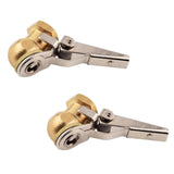 Maxbell 2Pcs 1/4" NPT Ball Foot Air Chuck for Clip, Truck Auto Car Tire Hose Tool