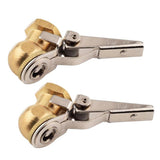 Maxbell 2Pcs 1/4" NPT Ball Foot Air Chuck for Clip, Truck Auto Car Tire Hose Tool