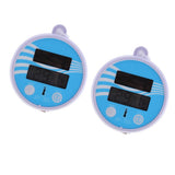 Maxbell 2Pcs Solar Powered Digital Floating Pool Hot Tub Spa Thermometer Temperature