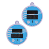 Maxbell 2Pcs Solar Powered Digital Floating Pool Hot Tub Spa Thermometer Temperature
