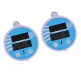 Maxbell 2Pcs Solar Powered Digital Floating Pool Hot Tub Spa Thermometer Temperature