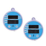 Maxbell 2Pcs Solar Powered Digital Floating Pool Hot Tub Spa Thermometer Temperature