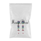 Maxbell 2Pc Rainbow Color Spiral Wind Twister Garden Park Tent Charm Hanging Spinner