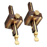 Maxbell 2Pcs Wood Marking Gauge Wood Scribe Mortise With Brass Screw Measuring Tool