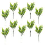 Maxbell 10Pcs 30cm Green Artificial Cedar Tree Home Garden Decoration Conifer Tree