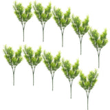Maxbell 10Pcs 30cm Green Artificial Cedar Tree Home Garden Decoration Conifer Tree