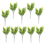Maxbell 10Pcs 30cm Green Artificial Cedar Tree Home Garden Decoration Conifer Tree